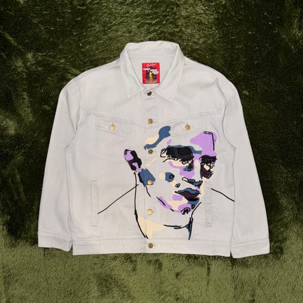 [L] KIDSUPER 키드슈퍼 23AW 엠브로이더리 트러커 자켓