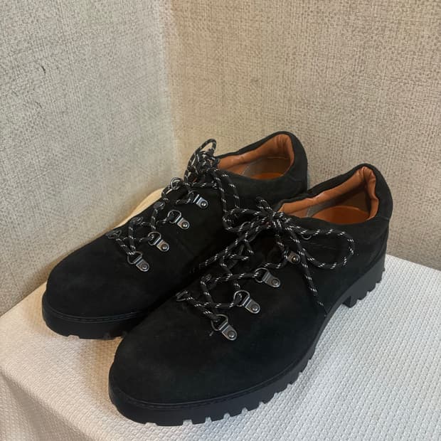 스웨이드 하이커 부츠