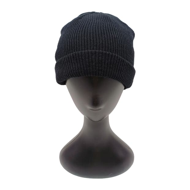 겨울 빈티지 블랙 무지 숏 비니 [BF10445-154-41]