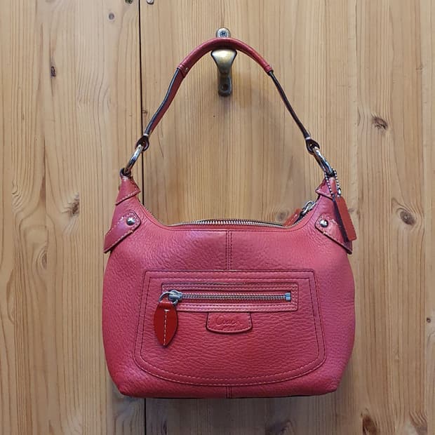 코치 레더 토트백 