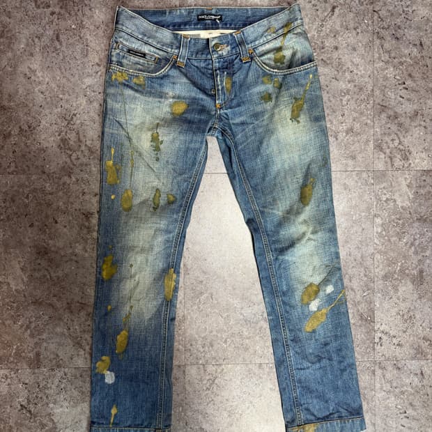 돌체앤가바나 데님 청바지