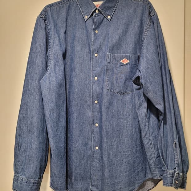 단톤 데님 셔츠 38사이즈