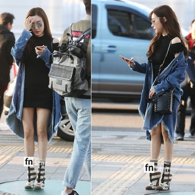아크네 데님 롱 원피스 or 아우터