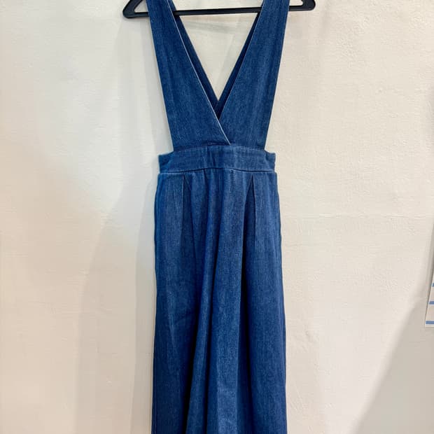 japan vintage 와이드데님 오버롤