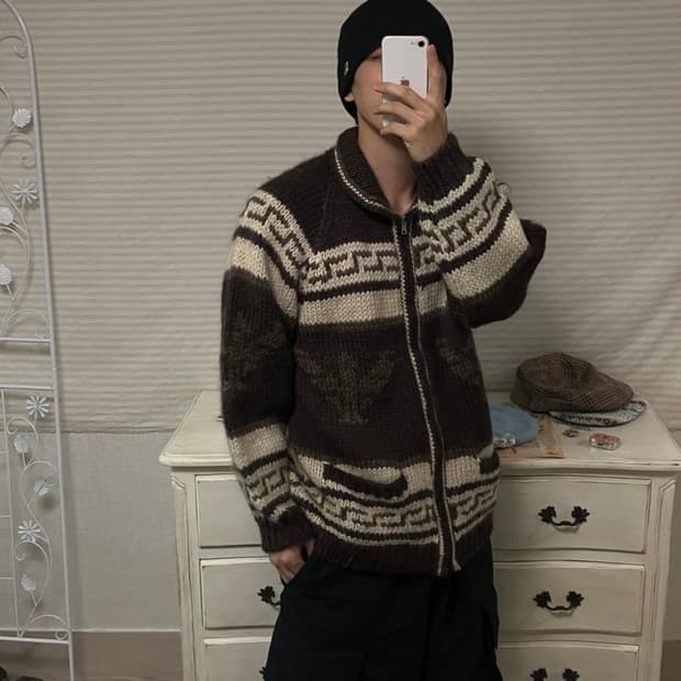 빈티지 브라운 이글 코위찬 빈티지코위찬