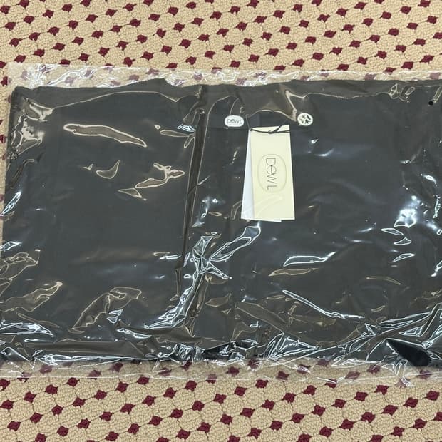 듀엘 베이직 라운드 니트 풀오버 - 블랙