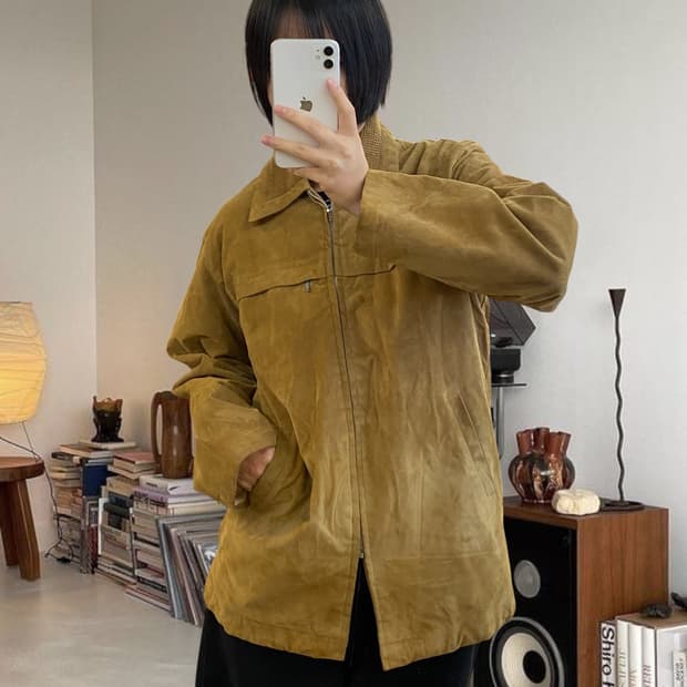 빈티지 스웨이드 자켓 (Man M) AA1041