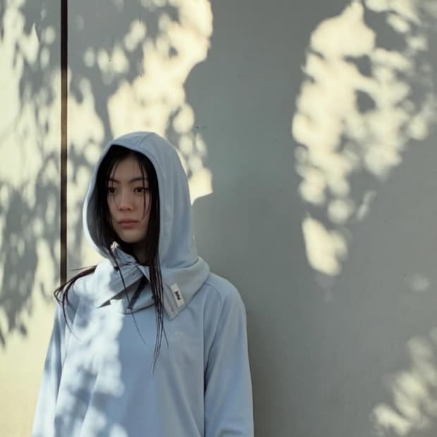 지초이 25aw 바라클라바 스카이블루