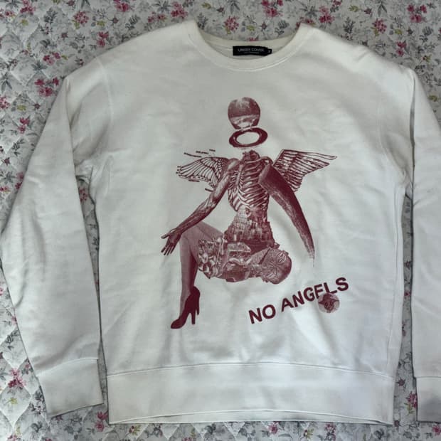 언더커버 05SS no angels 맨투맨 M