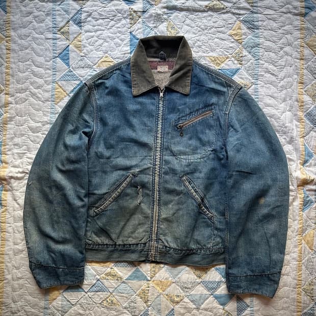 50s USA Sears 3pocket Denim Work Jacket
