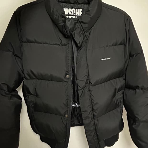 미스치프 다운 푸퍼 숏패딩 s