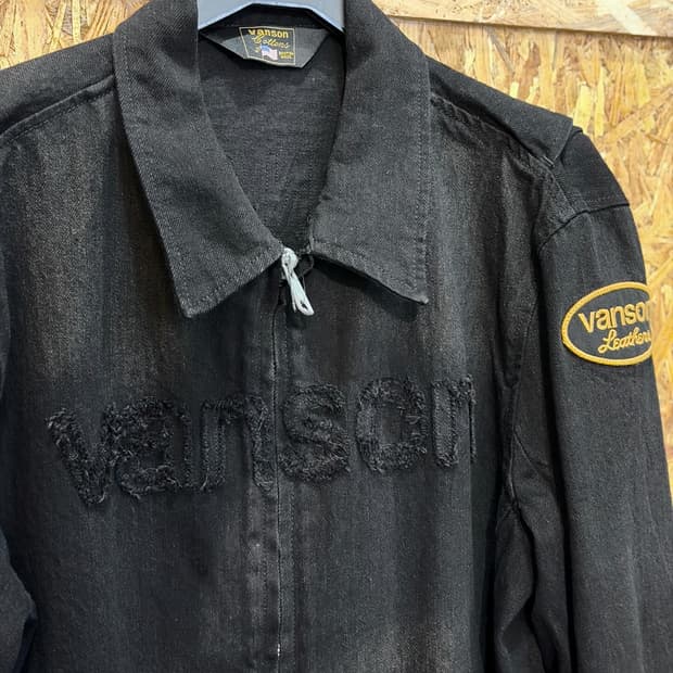 vanson 밴슨 데님 자켓 집업 슈밴깔 희귀템 집업
