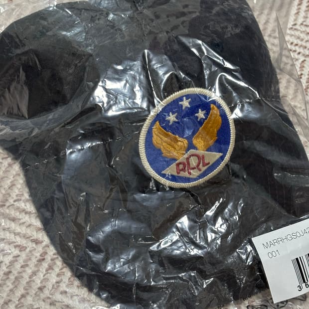 RRL 더블알엘 볼캡 블랙