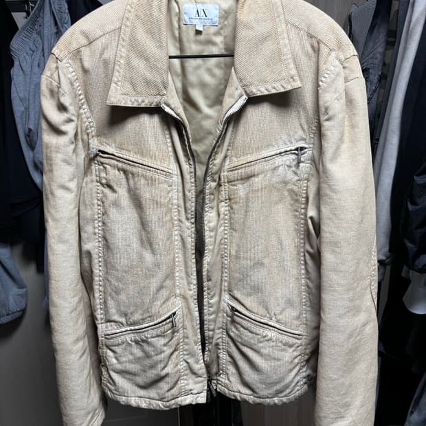 알마니 익스체인지 코듀로이 자켓