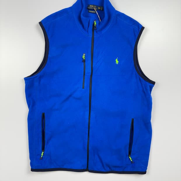 폴로 플리스 조끼