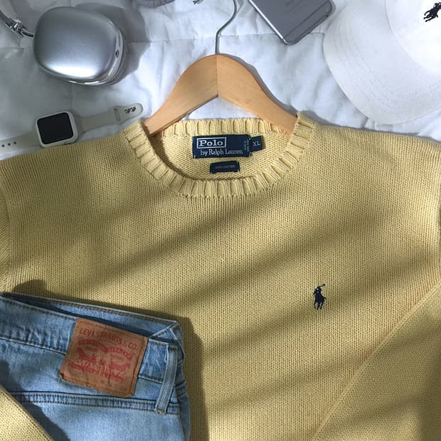 (MAN) 폴로랄프로렌 니트 스웨터L