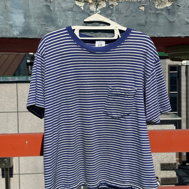 90s old gap border t shirt 올드갭 보더 티셔츠