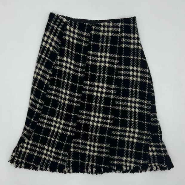버버리 체크 스커트