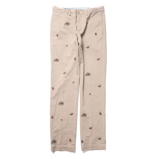 Polo Ralph Lauren Embroidered Pants 
