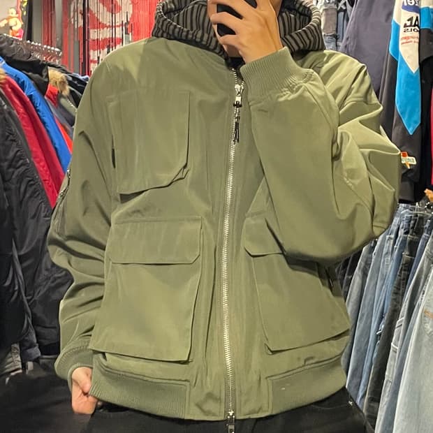 [IM] Burning 카키 자켓