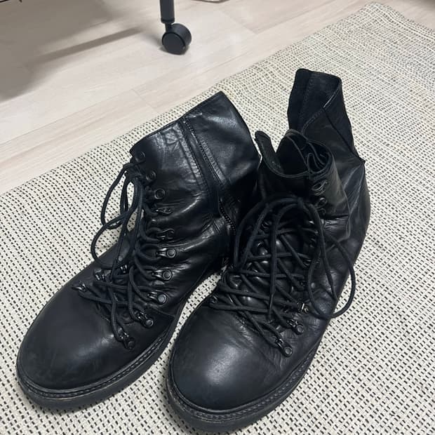 요지야마모토 홀스레더 트레킹 부츠 하이킹