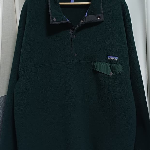 [XL] 파타고니아 신칠라 스냅티 올드 모델 딥 그린