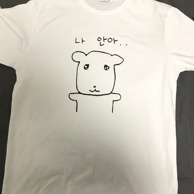 스파오 가나디 나안아 반팔 티셔츠 L