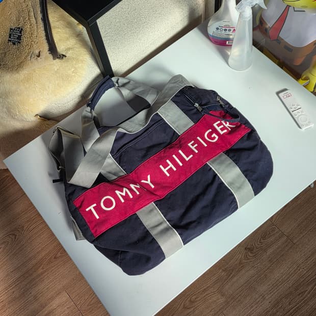 90s 타미힐피거 올드스쿨 더플백