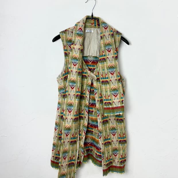 JPN 머플러 니트 베스트 (MADE IN JAPAN)