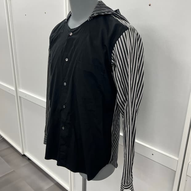 꼼데가르송 옴므 플러스 후드 도킹 셔츠