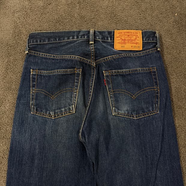 [정품/32X36] 리바이스 빅E 502 셀비지 일본판 복각 데님 팬츠