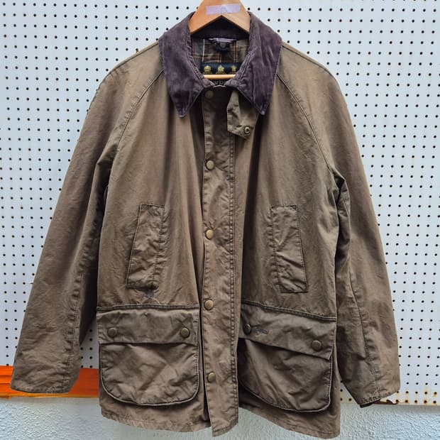 바버 애쉬비 왁스드 자켓