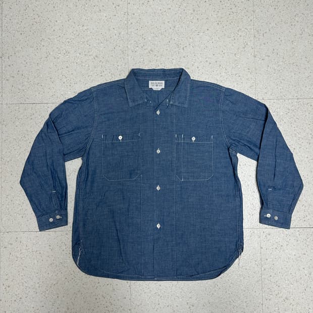 Ends and Means Work Shirts Chambray L