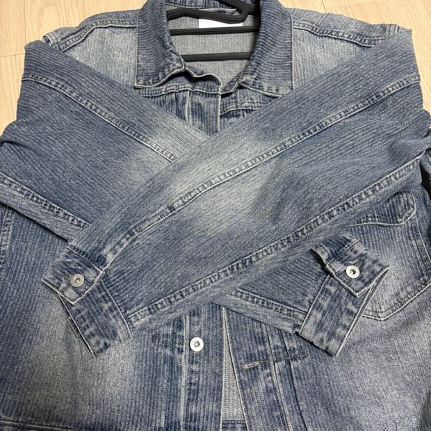 NOFAMOUS 텍스처 워싱 자켓