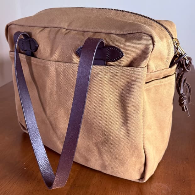 Filson 70261 Zip Tote Tan USA w/ Tags
