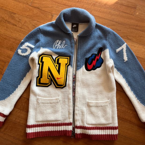 나이키 필나이트 프로 클럽 바시티 스웨터 자켓