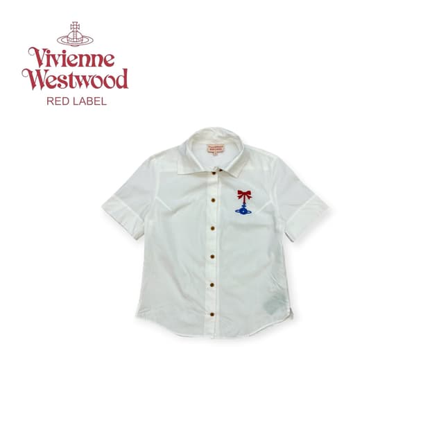 비비안웨스트우드 레드라벨 반팔 셔츠