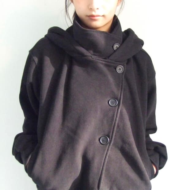 oshigh 오스하이 high neck hood zip up 하이넥 후드