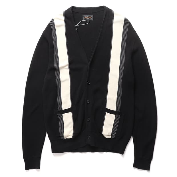 빔즈플러스 BEAMS PLUS Striped Cotton Cardigan
