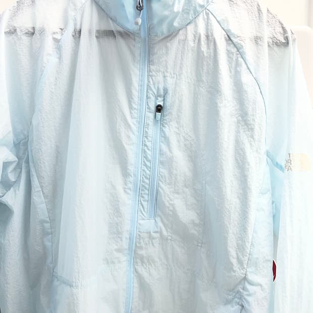 XL 노스페이스 바람막이 자켓 하늘색