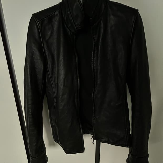 Junhashimoto Lamb skin leather jacket