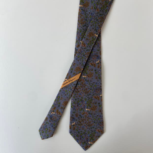 페레가모(Ferragamo) 명품 정품 넥타이