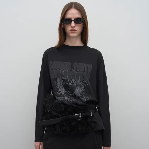 Lcdc PRINTED LONG-SLEEVE TOP