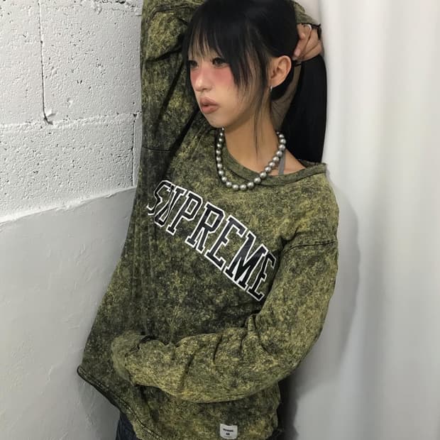 Supreme Damage Logo L/S