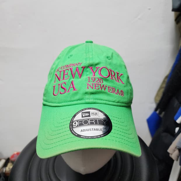 뉴에라 뉴욕 그린 볼캡 