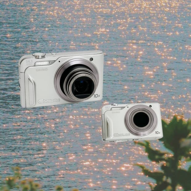 메이크업모드!) 카시오 엑슬림 h15 Exilim 빈티지 디카