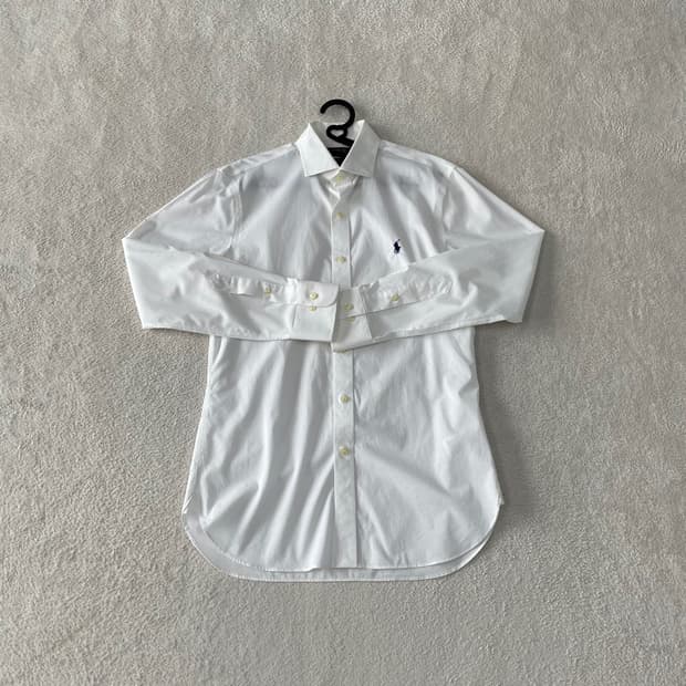 S 폴로 신형 포플린 셔츠 남성 화이트