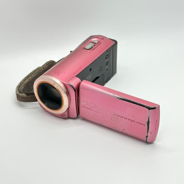 (택포/샘플영상o)sony 캠코더,HDR-CX270, 핑크 캠코더
