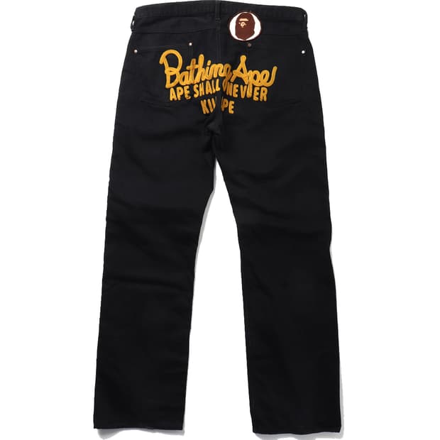 A BATHING APE Champion Denim Pants