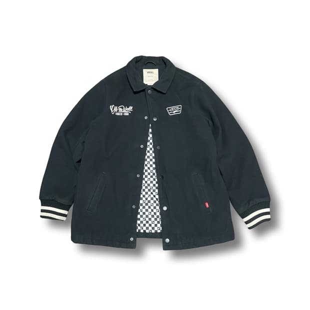 [M] 반스 빈티지 블랙 코치 자켓